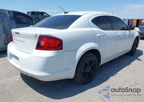 2012 Dodge Avenger Se from USA, damaged, VIN 1C3CDZABXCN177317